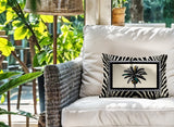Bleno Palm Reversible Indoor/Outdoor Rectangular Pillow