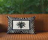 Bleno Island Palmreversible Square Indoor/Outdoor Throw Pillow