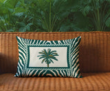 Bleno Island Palmreversible Square Indoor/Outdoor Throw Pillow