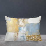 Blois Abstract Spun Polyester Indoor/Outdoor Reversible Throw Pillow