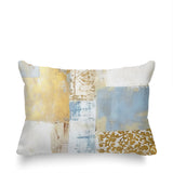 Blois Abstract Spun Polyester Indoor/Outdoor Reversible Throw Pillow