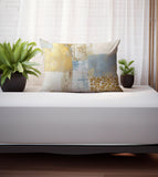 Blois Abstract Spun Polyester Outdoor Reversible Throw Rectangular Pillow