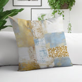 Blois Abstract Spun Polyester Indoor/Outdoor Reversible Throw Pillow