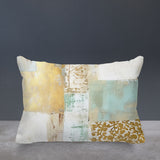 Blois Abstract Spun Polyester Indoor/Outdoor Reversible Throw Pillow