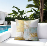 Blois Abstract Spun Polyester Indoor/Outdoor Reversible Throw Pillow