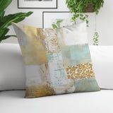 Blois Abstract Spun Polyester Indoor/Outdoor Reversible Throw Pillow