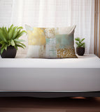 Blois Abstract Spun Polyester Outdoor Reversible Throw Rectangular Pillow