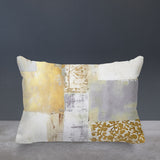 Blois Abstract Spun Polyester Indoor/Outdoor Reversible Throw Pillow