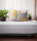 Blois Abstract Spun Polyester Outdoor Reversible Throw Rectangular Pillow