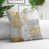Blois Abstract Spun Polyester Indoor/Outdoor Reversible Throw Pillow