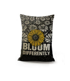 Bloom Faux Linen Lumber Pillow