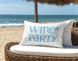 Fairfield Wine Party Lumbar Indoor/Outdoor Throw Pillow