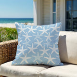 Fletcher Star Fish Square Indoor/Outdoor Throw Pillow