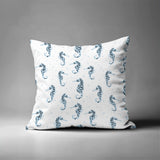 Hemmings Seahorse Square Indoor/Outdoor Throw Pillow