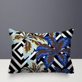 Hoku Floral Reversible Indoor/Outdoor Rectangle Pillow