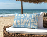 Hyatt Wine And Lumbar Indoor/Outdoor Throw Pillow