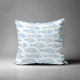 Kieran Fish Square Indoor/Outdoor Throw Pillow