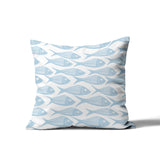 Kieran Fish Square Indoor/Outdoor Throw Pillow