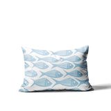 Kieran Fish Lumbar Indoor/Outdoor Throw Pillow