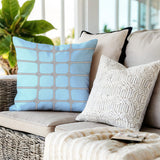 Knotty Nautical Knot Square Indoor/Outdoor Throw Pillow
