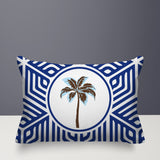 Leilani Palm Reversible Indoor/Outdoor Rectangle Pillow