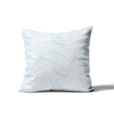 Madden Ocean Waves Square Indoor/Outdoor Throw Pillow