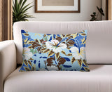 Malia Floral Reversible Indoor/Outdoor Rectangle Pillow