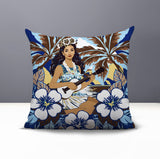 Moana Palm Reversible Indoor/Outdoor Square Pillow