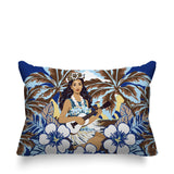 Moana Palm Reversible Indoor/Outdoor Rectangle Pillow