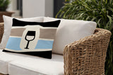 Molsley Wine Bottle Lumbar Indoor/Outdoor Throw Pillow