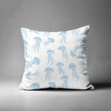 Octavian Jellyfish Square Indoor/Outdoor Throw Pillow