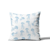 Octavian Jellyfish Square Indoor/Outdoor Throw Pillow