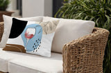 Parson Wine Glass Lumbar Indoor/Outdoor Throw Pillow