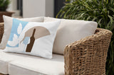 Potter Wine Glass Lumbar Indoor/Outdoor Throw Pillow