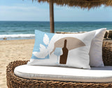 Potter Wine Glass Lumbar Indoor/Outdoor Throw Pillow