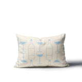 Purcill Wine Glass Lumbar Indoor/Outdoor Throw Pillow