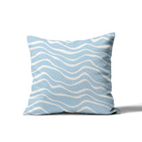 Richardson Ocean Waves Square Indoor/Outdoor Throw Pillow