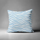 Richardson Ocean Waves Square Indoor/Outdoor Throw Pillow