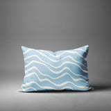 Richardson Ocean Waves Lumbar Indoor/Outdoor Throw Pillow