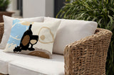 Tate Wine Bottle Lumbar Indoor/Outdoor Throw Pillow