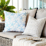 Theba Star Fish Square Indoor/Outdoor Throw Pillow