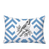 Blue Jay Indoor/Outdoor Reversible Rectangular Pillow