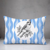 Blue Jay Indoor/Outdoor Reversible Rectangular Pillow
