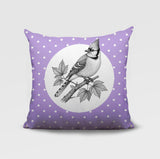 Blue Jay Indoor/Outdoor Reversible Square Pillow