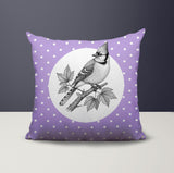 Blue Jay Indoor/Outdoor Reversible Square Pillow