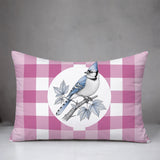Blue Jay Indoor/Outdoor Reversible Rectangular Pillow