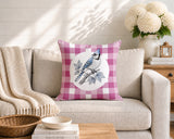 Blue Jay Indoor/Outdoor Reversible Square Pillow