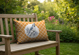 Blue Jay Indoor/Outdoor Reversible Rectangular Pillow