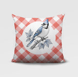 Blue Jay Indoor/Outdoor Reversible Square Pillow