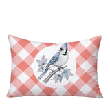 Blue Jay Indoor/Outdoor Reversible Rectangular Pillow